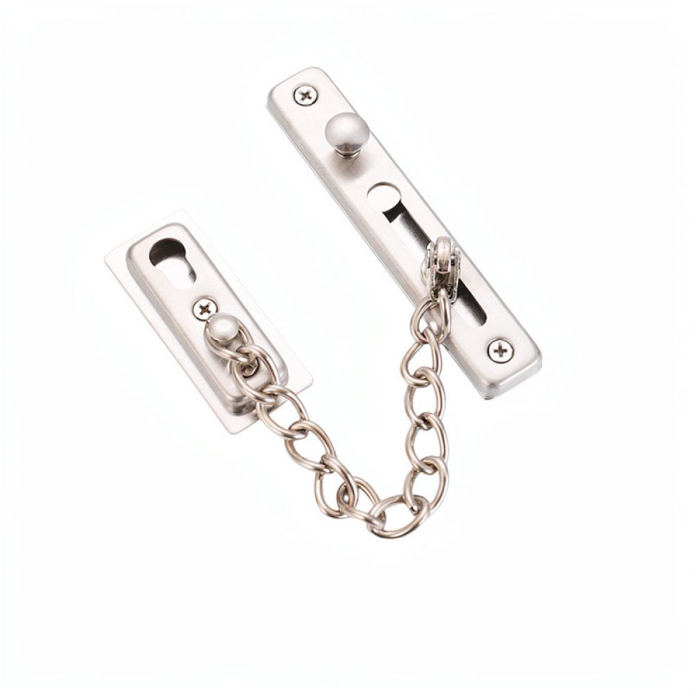 Security Chain Door - Türkettenschloss aus Edelstahl, Diebstahlsicher, ohne Bohren,