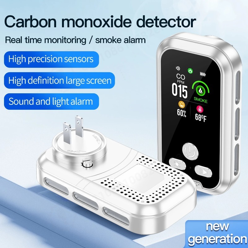 Tragbarer 6-in-1-Gasdetektor m – Co Detector Plug Bewertung und Preis